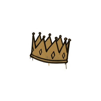 Sealed Graffiti | King Me (Desert Amber) CS2 skin