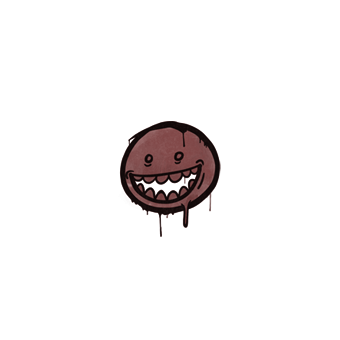 Sealed Graffiti | Mr. Teeth (Brick Red) CS2 skin