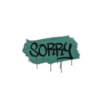 Sealed Graffiti | Sorry (Frog Green) CS2 skin