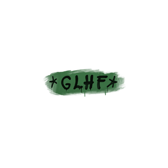 Sealed Graffiti | GLHF (Jungle Green) CS2 skin