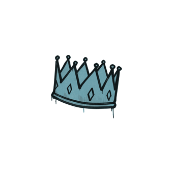 Sealed Graffiti | King Me (Wire Blue) CS2 skin