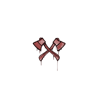 Sealed Graffiti | X-Axes (Blood Red) CS2 skin