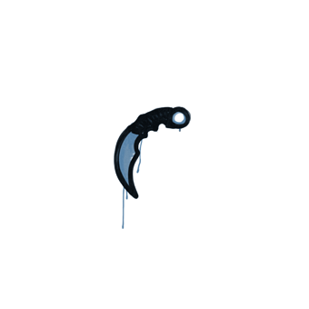 Sealed Graffiti | Karambit (Monarch Blue) CS2 skin