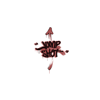Sealed Graffiti | Jump Shot (Blood Red) CS2 skin