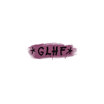 Sealed Graffiti | GLHF (Princess Pink) CS2 skin