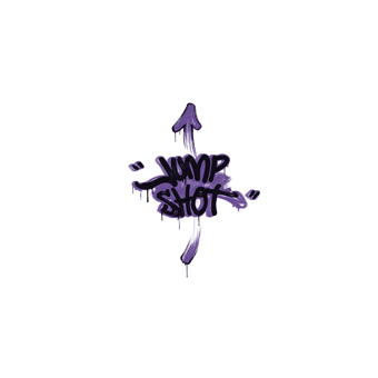 Sealed Graffiti | Jump Shot (Monster Purple) CS2 skin