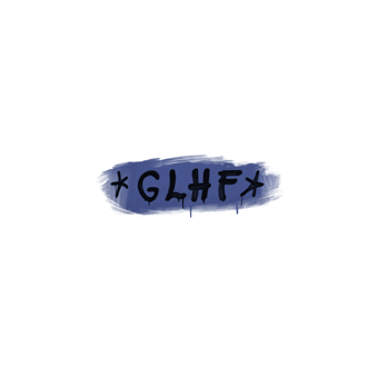 Sealed Graffiti | GLHF (SWAT Blue) CS2 skin