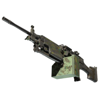 M249 | Jungle DDPAT (Battle-Scarred) CS2 skin