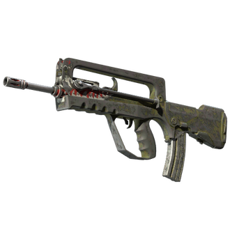 FAMAS | Spitfire (Battle-Scarred) CS2 skin