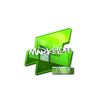 Sticker | markeloff (Foil) | Atlanta 2017 CS2 skin