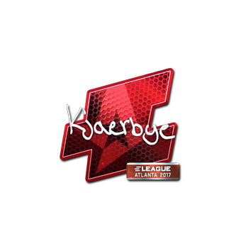 Sticker | Kjaerbye (Foil) | Atlanta 2017 CS2 skin