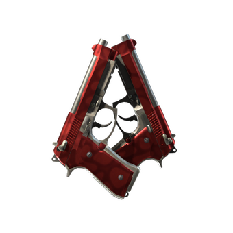 Dual Berettas | Hemoglobin (Minimal Wear) CS2 skin