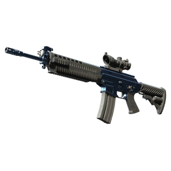 SG 553 | Anodized Navy (Factory New) CS2 skin