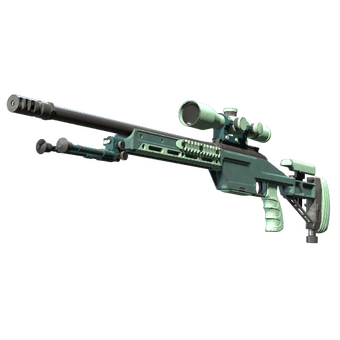 SSG 08 | Blue Spruce (Well-Worn) CS2 skin