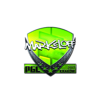 Sticker | markeloff (Foil) | Krakow 2017 CS2 skin