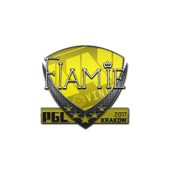 Sticker | flamie | Krakow 2017 CS2 skin