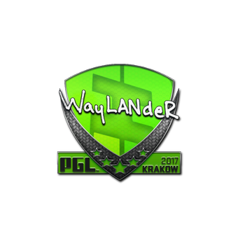 Sticker | wayLander | Krakow 2017 CS2 skin
