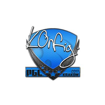 Sticker | k0nfig | Krakow 2017 CS2 skin