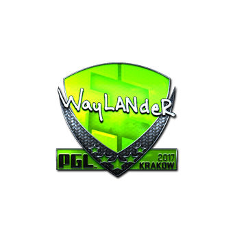 Sticker | wayLander (Foil) | Krakow 2017 CS2 skin
