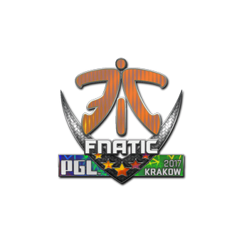 Sticker | Fnatic (Holo) | Krakow 2017 CS2 skin