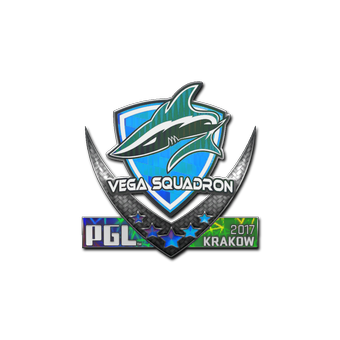 Sticker | Vega Squadron (Holo) | Krakow 2017 CS2 skin