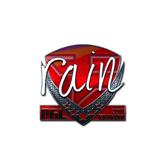 Sticker | rain (Foil) | Krakow 2017 CS2 skin