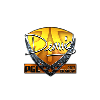Sticker | dennis (Foil) | Krakow 2017 CS2 skin