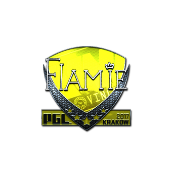 Sticker | flamie (Foil) | Krakow 2017 CS2 skin