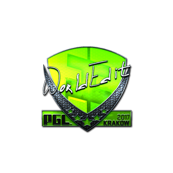 Sticker | WorldEdit (Foil) | Krakow 2017 CS2 skin