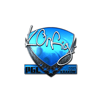 Sticker | k0nfig (Foil) | Krakow 2017 CS2 skin