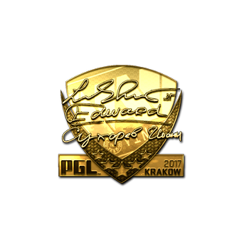 Sticker | Edward (Gold) | Krakow 2017 CS2 skin