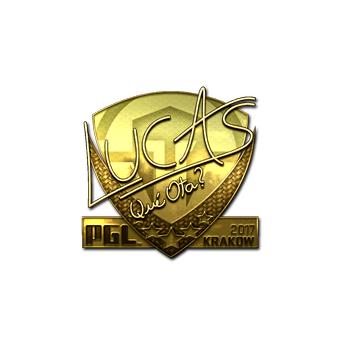 Sticker | LUCAS1 (Gold) | Krakow 2017 CS2 skin