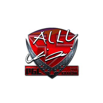 Sticker | allu (Foil) | Krakow 2017 CS2 skin