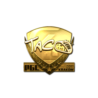 Sticker | TACO (Gold) | Krakow 2017 CS2 skin