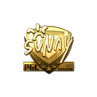 Sticker | suNny (Gold) | Krakow 2017 CS2 skin