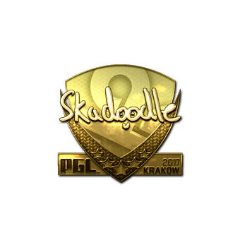 Sticker | Skadoodle (Gold) | Krakow 2017 CS2 skin