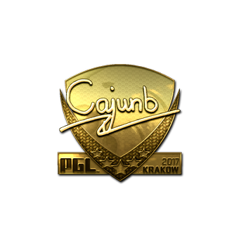 Sticker | cajunb (Gold) | Krakow 2017 CS2 skin