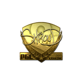 Sticker | shroud (Gold) | Krakow 2017 CS2 skin
