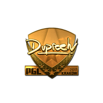 Sticker | dupreeh (Gold) | Krakow 2017 CS2 skin