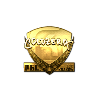 Sticker | coldzera (Gold) | Krakow 2017 CS2 skin