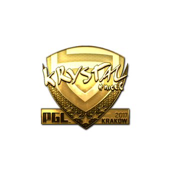 Sticker | kRYSTAL (Gold) | Krakow 2017 CS2 skin