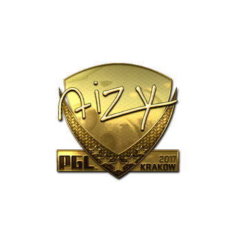 Sticker | aizy (Gold) | Krakow 2017 CS2 skin