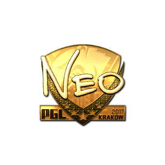 Sticker | NEO (Gold) | Krakow 2017 CS2 skin