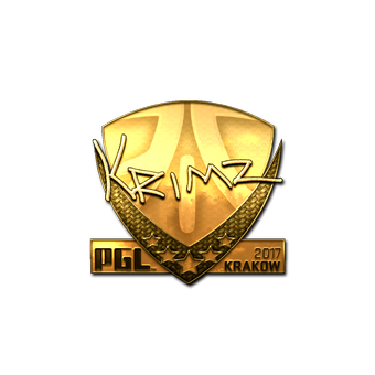 Sticker | KRIMZ (Gold) | Krakow 2017 CS2 skin