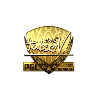 Sticker | tabseN (Gold) | Krakow 2017 CS2 skin
