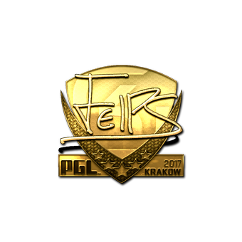 Sticker | felps (Gold) | Krakow 2017 CS2 skin