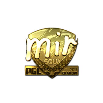 Sticker | mir (Gold) | Krakow 2017 CS2 skin