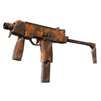 MP9 | Orange Peel (Well-Worn) CS2 skin