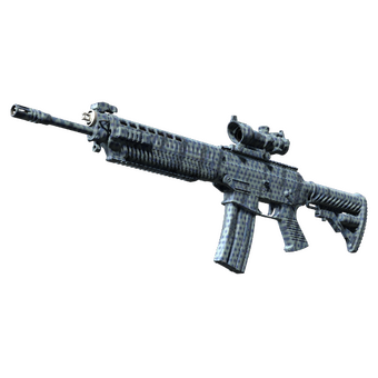 SG 553 | Waves Perforated (Factory New) CS2 skin