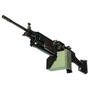 M249 | Magma (Battle-Scarred) CS2 skin